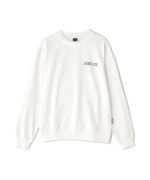 AVIREX(アヴィレックス)の「《WEB&DEPOT限定》TAPESTORY OF NEWYORK CREWNECK SWEAT(スウェット・メンズ・レッド系その他4/チャコールグレー/ホワイト・F)」の21枚目の写真