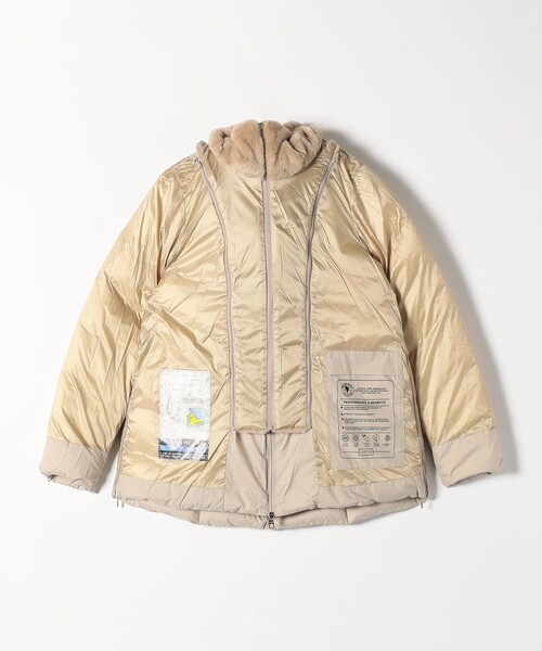 CAPE HORN: ALVAREZ MATT セミロング フード付き ダウン コート