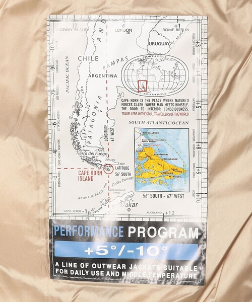 CAPEHORN(ケープホーン)の「CAPE HORN: ALVAREZ MATT セミロング フード付き ダウン コート(ダウンジャケット/コート・レディース・ベージュ/ブラック・42/40)」の12枚目の写真