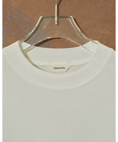 TODAYFUL(トゥデイフル)の「TODAYFUL Cottonsilk Useful Long T-shirts 12220612(Tシャツ/カットソー・レディース・ブラック/ホワイト・FREE)」の7枚目の写真
