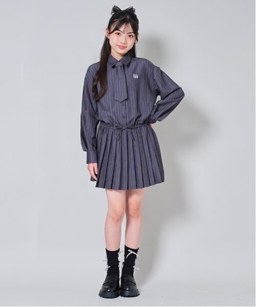 セール】タイつきシャツワンピース（ワンピース）｜by LOVEiT（バイ