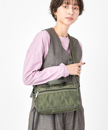 LeSportsac（レスポートサック）の「MINI DUFFEL CROSSBODY ダークオリーブ（ショルダーバッグ・メンズ）」