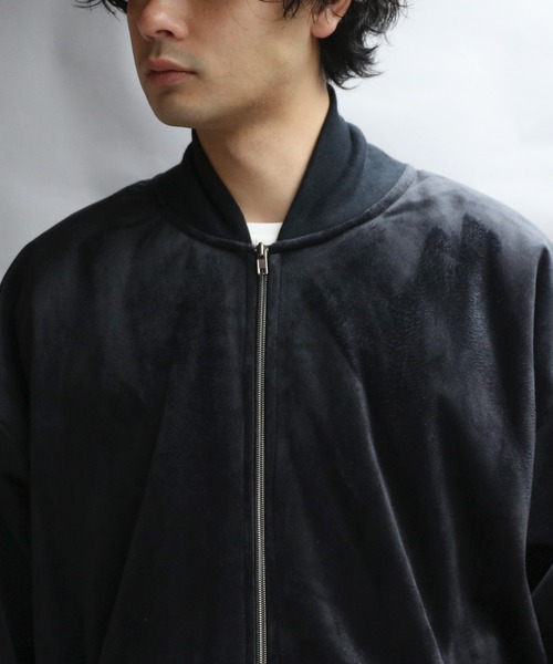 8(eight)(エイト)の「ベロアボンディングブルゾン(ブルゾン・メンズ・ライトブラウン/チャコールグレー/ブラック・X-LARGE/MEDIUM/LARGE)」の19枚目の写真
