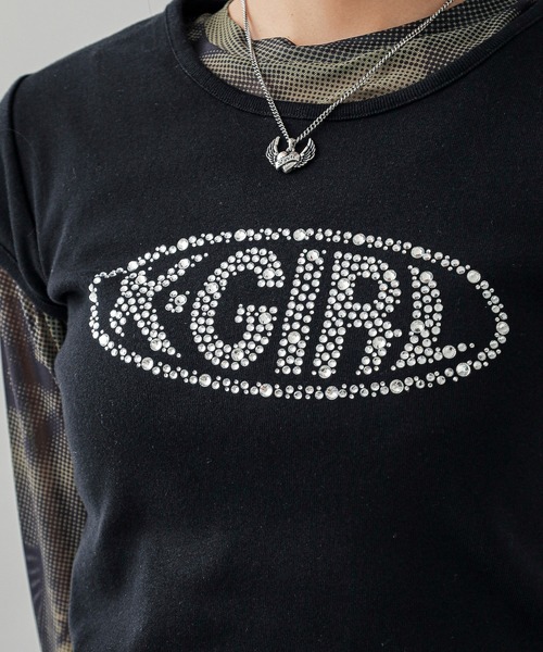 *p(R)ojectR® Rhinestone Logo SS Tee Lサイズ Rhinestone Logo SS Tee | *p(R)ojectR® | VERTICAL GARAGE