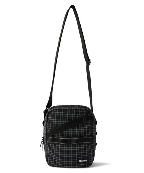 XLARGE(エクストララージ)の「RIPSTOP SQUARE SHOULDER BAG(ショルダーバッグ・メンズ・ブラック/ベージュ/パープル・ONE SIZE)」の4枚目の写真