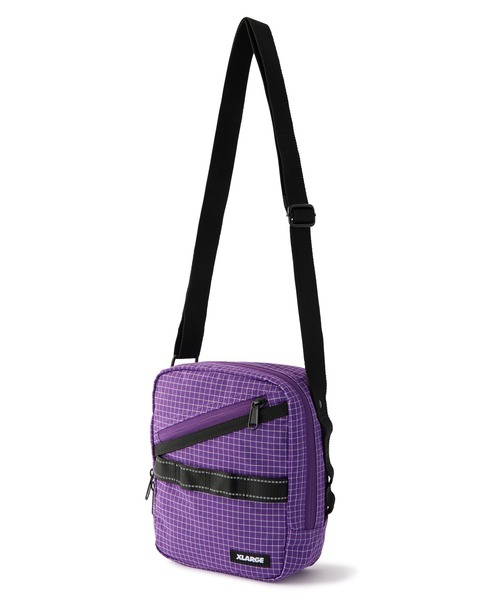 XLARGE(エクストララージ)の「RIPSTOP SQUARE SHOULDER BAG(ショルダーバッグ・メンズ・ブラック/ベージュ/パープル・ONE SIZE)」の18枚目の写真