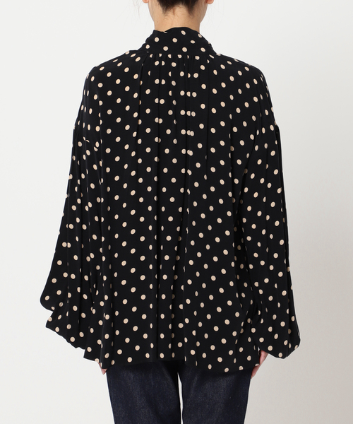 journal standard L'essage(ジャーナルスタンダードレサージュ)の「《追加3》IPEKERDOTボウタイブラウス(シャツ/ブラウス・レディース・ブラック/ダークブルー・FREE)」の14枚目の写真