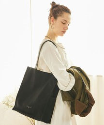 Ungrid | 【Ungrid/アングリッド】ウォッシュド　コットンキャンバス　ラージトートバッグ(トートバッグ)