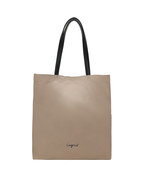 Ungrid(アングリッド)の「【Ungrid/アングリッド】ウォッシュド コットンキャンバス ラージトートバッグ(トートバッグ・レディース・ブラック/アイボリー/グレイッシュベージュ・FREE)」の13枚目の写真