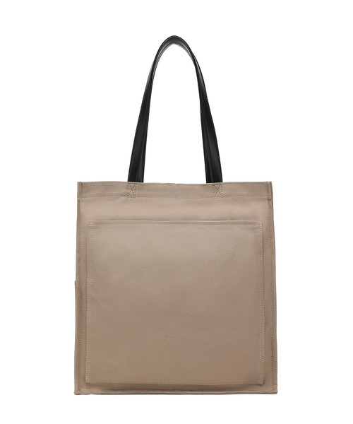 Ungrid(アングリッド)の「【Ungrid/アングリッド】ウォッシュド コットンキャンバス ラージトートバッグ(トートバッグ・レディース・ブラック/アイボリー/グレイッシュベージュ・FREE)」の17枚目の写真