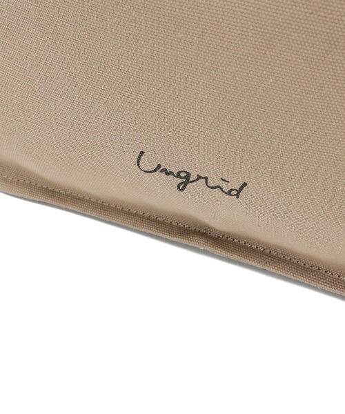 Ungrid(アングリッド)の「【Ungrid/アングリッド】ウォッシュド コットンキャンバス ラージトートバッグ(トートバッグ・レディース・ブラック/アイボリー/グレイッシュベージュ・FREE)」の19枚目の写真