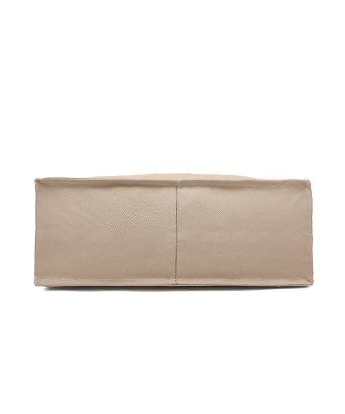 Ungrid(アングリッド)の「【Ungrid/アングリッド】ウォッシュド コットンキャンバス ラージトートバッグ(トートバッグ・レディース・ブラック/アイボリー/グレイッシュベージュ・FREE)」の5枚目の写真