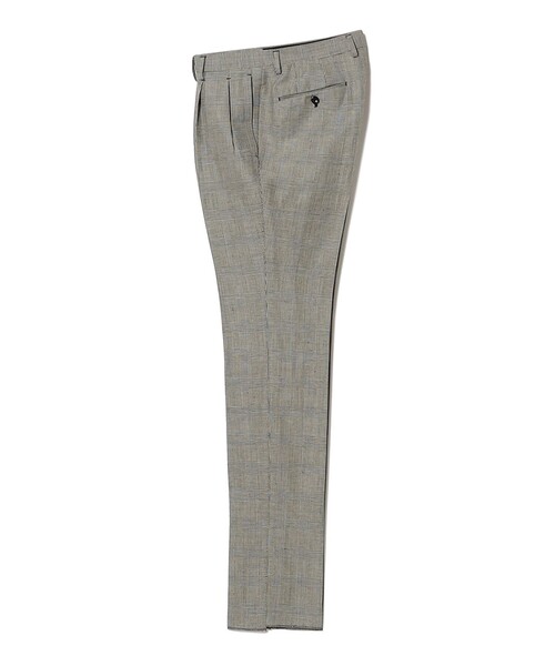 DORMEUIL ウールリネン グレンプレイド スーツ（スーツ
