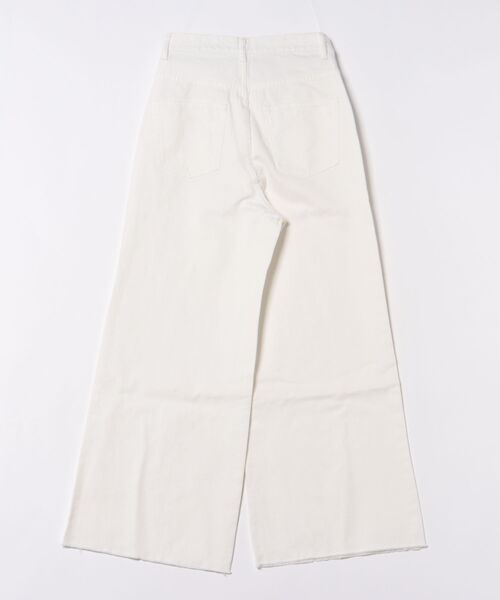 DONOBAN（ドノバン）の「撥水ワイドデニム（デニムパンツ・レディース・ホワイト/ライトブルー・M-Short/M-Regular/L-Short/L-Long/M-Long/L-Regular）」の3枚目の写真