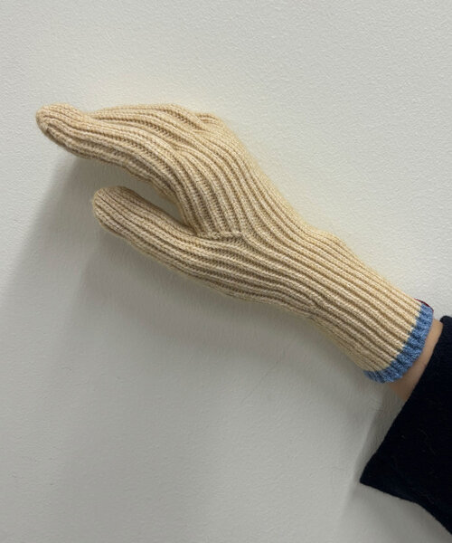 SHENERY(シーナリー)の「配色グローブ(その他小物・レディース・ブルー/ベージュ/レッド・FREE)」の7枚目の写真