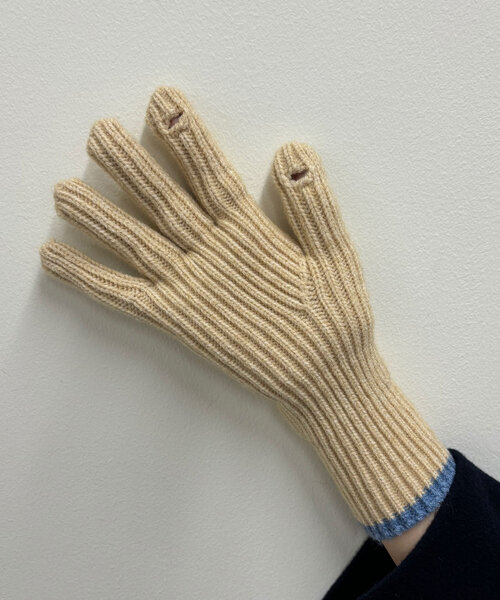 SHENERY(シーナリー)の「配色グローブ(その他小物・レディース・ブルー/ベージュ/レッド・FREE)」の8枚目の写真
