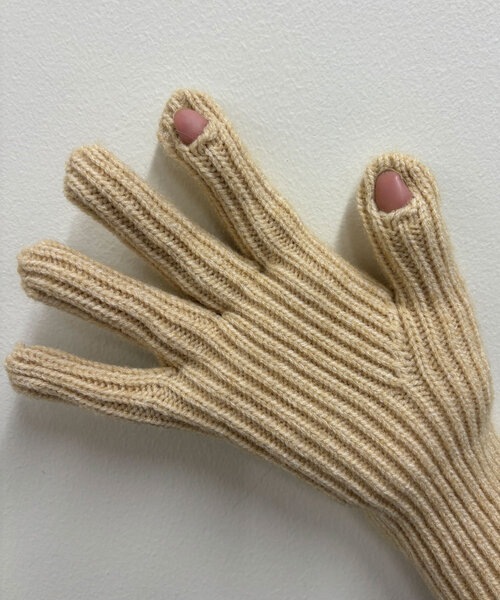 SHENERY(シーナリー)の「配色グローブ(その他小物・レディース・ブルー/ベージュ/レッド・FREE)」の10枚目の写真