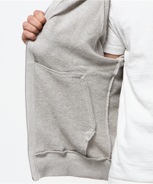 The White Briefs(ザ ホワイト ブリーフス)の「【The White Briefs】アメリカンフリースパーカー(パーカー・メンズ・グレー・MEDIUM/SMALL)」の11枚目の写真