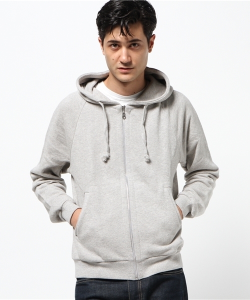 The White Briefs(ザ ホワイト ブリーフス)の「【The White Briefs】アメリカンフリースパーカー(パーカー・メンズ・グレー・MEDIUM/SMALL)」の2枚目の写真