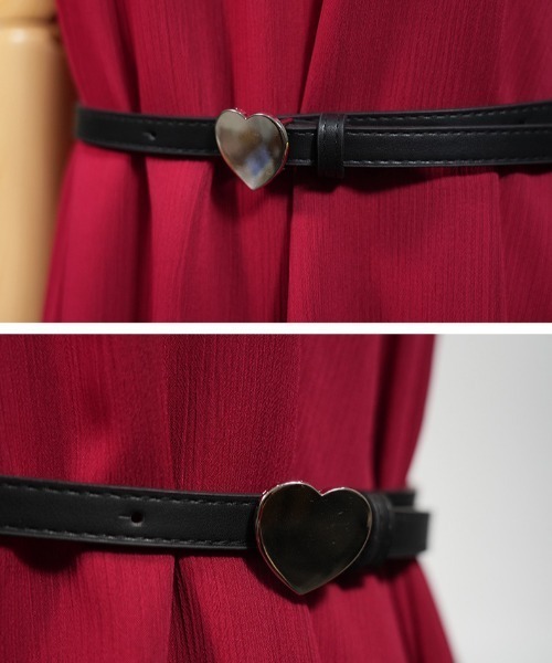 paravion（パラビオン）の「ハートモチーフベルト（ベルト・レディース・ゴールド/シルバー・FREE）」の6枚目の写真