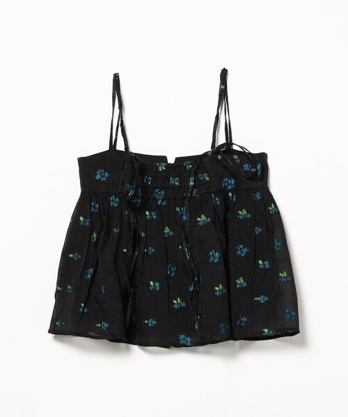 CAROLINA GLASER（カロリナ グレイサー）の「フラワー刺繍シアーキャミ（キャミソール・レディース・ブラック/ホワイト・ONE SIZE）」の6枚目の写真
