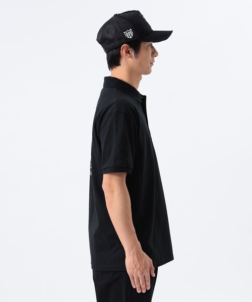 BEAMS GOLF ジッパーポロシャツ 黒 BEAMS GOLF（ビームス ゴルフ）ORANGE LABEL / 【DRY・UV】吸水