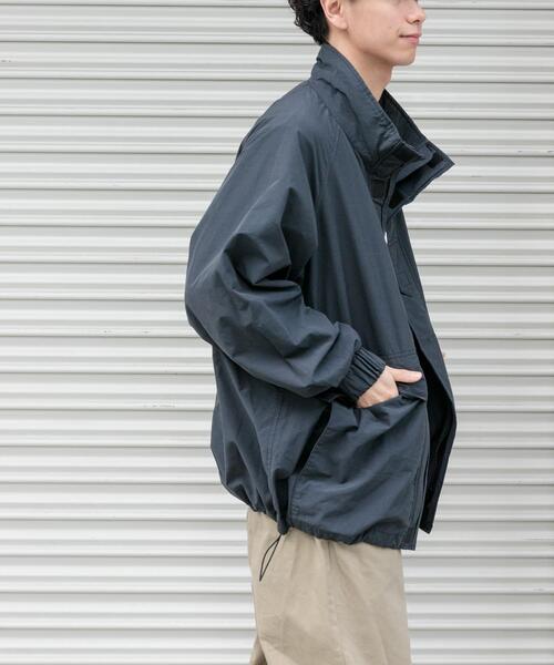 FORK&SPOON（フォークアンドスプーン）の「FORK&SPOON　スタンドカラーブルゾン（ブルゾン・メンズ・ブラック/ベージュ・4/5）」の3枚目の写真