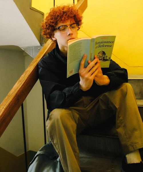 FORK&SPOON（フォークアンドスプーン）の「FORK&SPOON　スタンドカラーブルゾン（ブルゾン・メンズ・ブラック/ベージュ・4/5）」の10枚目の写真