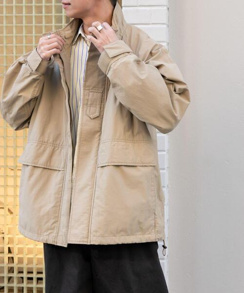 FORK&SPOON（フォークアンドスプーン）の「FORK&SPOON　スタンドカラーブルゾン（ブルゾン・メンズ・ブラック/ベージュ・4/5）」の17枚目の写真