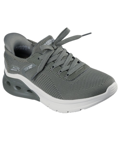 SKECHERS(スケッチャーズ)の「SKECHERS HANDS FREE SLIP-INS BOBS ARC WAVES 2.0-NOW IT / スケッチャーズ ハンズフリースリップインズ ボブス アーク ウェーブス2.0 ナウ イット(スニーカー・レディース・ブラック/ライトピンク/オリーブ・24cm/23.5cm/23cm/22.5cm/24.5cm/25cm)」の1枚目の写真