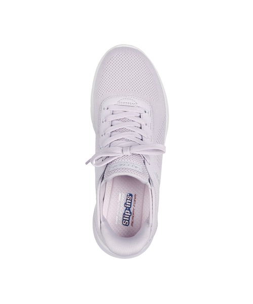 SKECHERS(スケッチャーズ)の「SKECHERS HANDS FREE SLIP-INS BOBS ARC WAVES 2.0-NOW IT / スケッチャーズ ハンズフリースリップインズ ボブス アーク ウェーブス2.0 ナウ イット(スニーカー・レディース・ブラック/ライトピンク/オリーブ・24cm/23.5cm/23cm/22.5cm/24.5cm/25cm)」の8枚目の写真