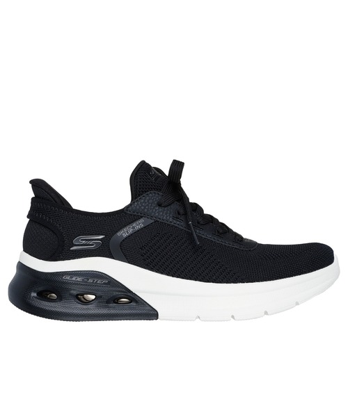SKECHERS(スケッチャーズ)の「SKECHERS HANDS FREE SLIP-INS BOBS ARC WAVES 2.0-NOW IT / スケッチャーズ ハンズフリースリップインズ ボブス アーク ウェーブス2.0 ナウ イット(スニーカー・レディース・ブラック/ライトピンク/オリーブ・24cm/23.5cm/23cm/22.5cm/24.5cm/25cm)」の5枚目の写真