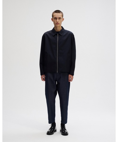 SOPHNET.（ソフネット）の「HARRINGTON JACKET（ブルゾン・メンズ・ベージュ/ネイビー・MEDIUM/LARGE/X-LARGE/SMALL）」の4枚目の写真