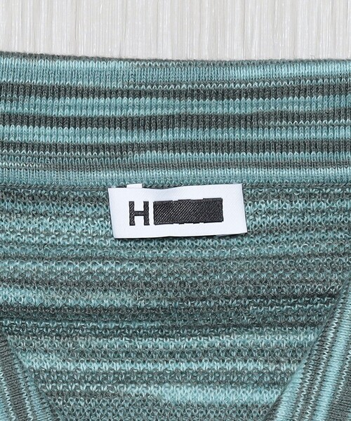 H beauty＆youth コットンカシミヤ　ポロカラーカーディガン　トップス 1600025S0844_l1_a014.jpg