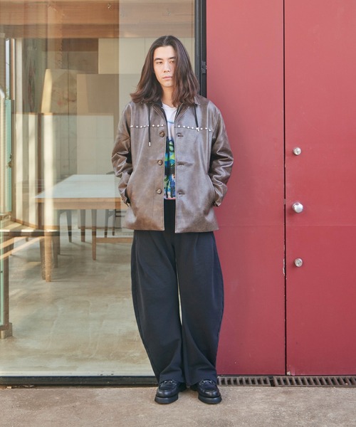 AFB(エーエフビー)の「CAR COAT(カバーオール・メンズ・ブラウン/ブラック/チャコール・XL/L/M)」の18枚目の写真