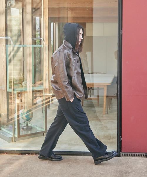 AFB(エーエフビー)の「CAR COAT(カバーオール・メンズ・ブラウン/ブラック/チャコール・XL/L/M)」の19枚目の写真