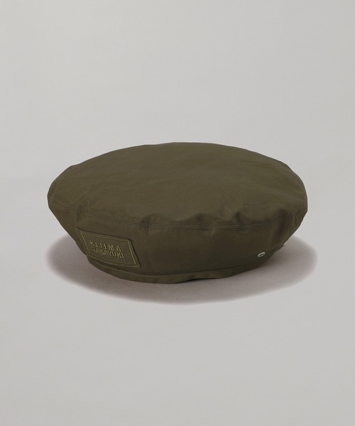 KIJIMA TAKAYUKI(キジマ タカユキ)の「KIJIMA TAKAYUKI VENTILE BERET W-251137(ハンチング/ベレー帽・レディース・オリーブ/ベージュ/ブラック・2)」の3枚目の写真