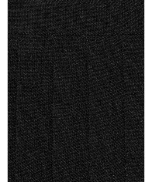 MIDIUMISOLID（ミディウミソリッド）の「MIDIUMISOLID for Ladies アシンメトリーヘムラッププリーツスカート（スカート・レディース・ブラック/チャコールグレー/アイボリー・FREE）」の7枚目の写真