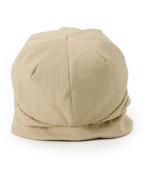 SHOO・LA・RUE（シューラルー）の「【UVカット】顔周りすっぽりキャスケット【サイズ調整／あご紐付き】（キャスケット・レディース・グレー/ブラック/ベージュ・00）」の5枚目の写真