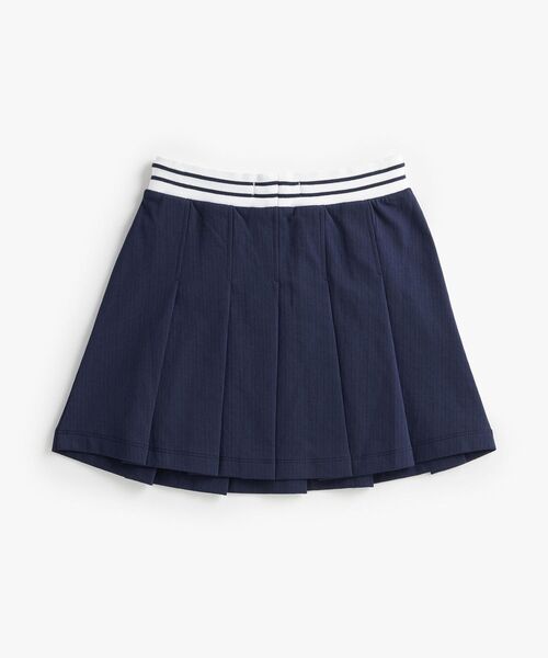 TOMMY HILFIGER（トミーヒルフィガー）の「GIRLS プリーツニットスカート（スカート・キッズ・ネイビー/ホワイト・130cm/140cm/150cm/160cm）」の3枚目の写真