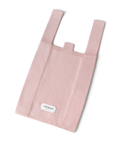 ANEMONE（アネモネ）の「ラメニットトートバッグ[M]（ショルダーバッグ・レディース・グリーン/ライトピンク/ブラック/ライトイエロー/シルバー/カーキ/シャンパン・FREE）」の9枚目の写真