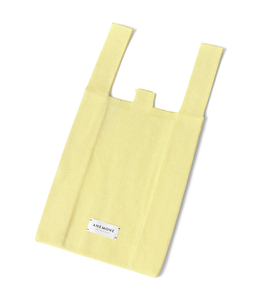 ANEMONE（アネモネ）の「ラメニットトートバッグ[M]（ショルダーバッグ・レディース・グリーン/ライトピンク/ブラック/ライトイエロー/シルバー/カーキ/シャンパン・FREE）」の10枚目の写真