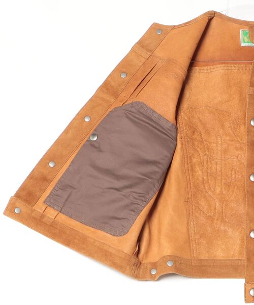ROSE BUD(ローズバッド)の「UWP COVERALL(ベスト・レディース・ブラウン・ONE SIZE)」の3枚目の写真