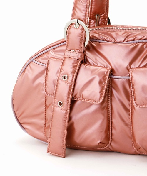 Casselini（キャセリーニ）の「Casselini(キャセリーニ)ナイロンミニボストン（ボストンバッグ・レディース・コーラル/オフホワイト/ブラック・FREE）」の18枚目の写真