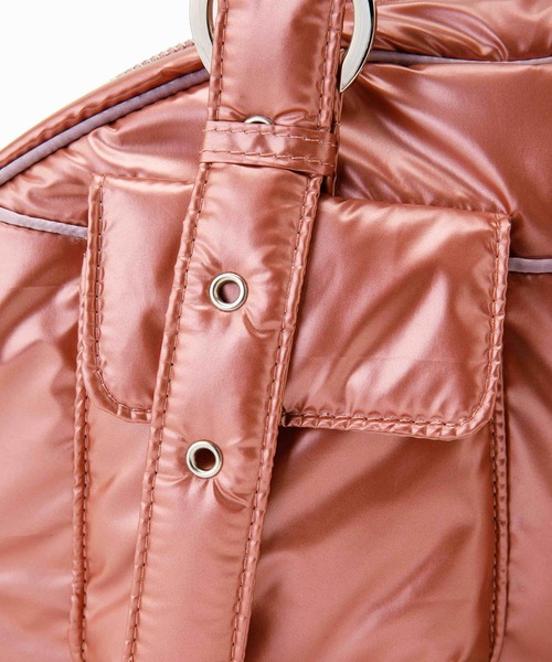 Casselini（キャセリーニ）の「Casselini(キャセリーニ)ナイロンミニボストン（ボストンバッグ・レディース・コーラル/オフホワイト/ブラック・FREE）」の19枚目の写真