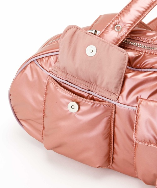 Casselini（キャセリーニ）の「Casselini(キャセリーニ)ナイロンミニボストン（ボストンバッグ・レディース・コーラル/オフホワイト/ブラック・FREE）」の21枚目の写真