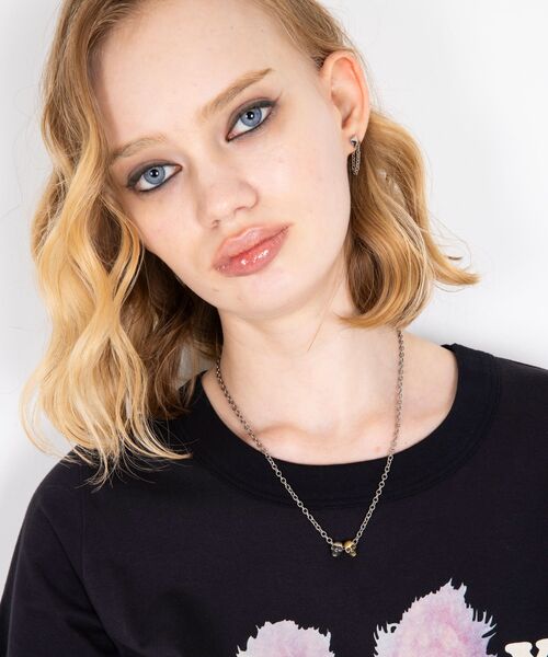 HYSTERIC GLAMOUR（ヒステリックグラマー）の「Akashic Tree/SKULL ネックレス（ネックレス・メンズ・シルバー・FREE）」の4枚目の写真