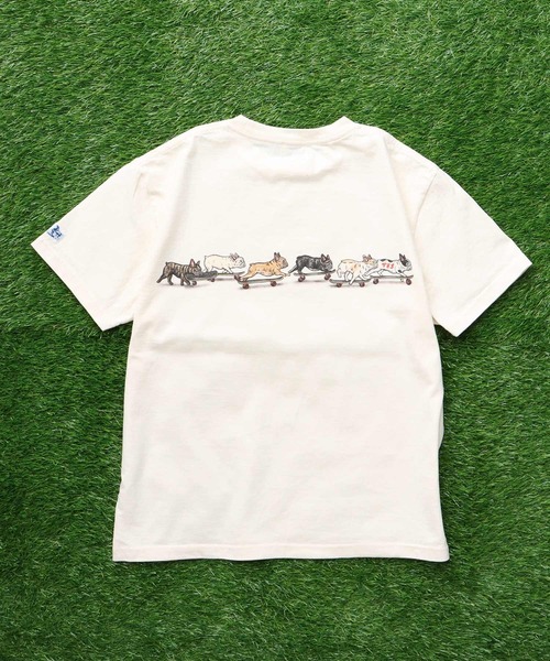 The Endless Summer(エンドレスサマー)の「TES RUN RUN RUN T-SHIRT / Tシャツ(Tシャツ/カットソー・メンズ・グリーン系その他3/アイボリー/ホワイト・SMALL/MEDIUM/LARGE/X-LARGE/XX-LARGE)」の9枚目の写真
