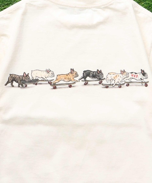 The Endless Summer(エンドレスサマー)の「TES RUN RUN RUN T-SHIRT / Tシャツ(Tシャツ/カットソー・メンズ・グリーン系その他3/アイボリー/ホワイト・SMALL/MEDIUM/LARGE/X-LARGE/XX-LARGE)」の11枚目の写真