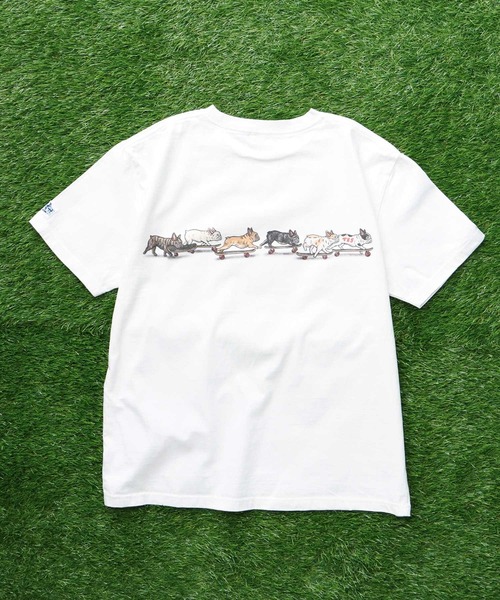 The Endless Summer(エンドレスサマー)の「TES RUN RUN RUN T-SHIRT / Tシャツ(Tシャツ/カットソー・メンズ・グリーン系その他3/アイボリー/ホワイト・SMALL/MEDIUM/LARGE/X-LARGE/XX-LARGE)」の5枚目の写真